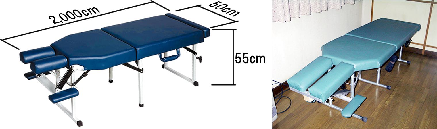 ポータブルベッドの大きさ